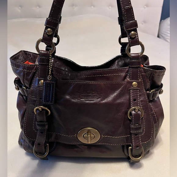 Coach 65th Anniversary Edition Garcia Legacy Dark Brown Leather Shoulder Bag - Picture 1 of 15